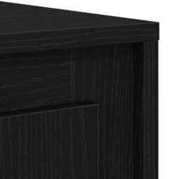 Walplus Sideboard Black Oak 102 X 35 X 55 Cm Engineered Wood - thumbnail 9