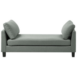 Beliani Chaise Longue Archiane Fabric Green