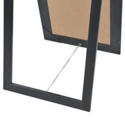 Berkfield Free-Standing Mirror Baroque Style 160X40 Cm Black - thumbnail 5