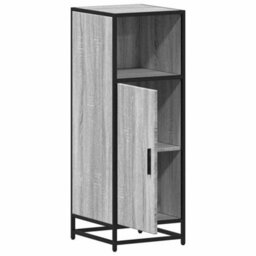 Berkfield Bathroom Cabinet Grey Sonoma 35X37.5X100 Cm Engineered Wood - thumbnail 8