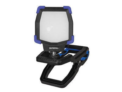 Faithfull Power Plus Jf87000-30W Rechargeable Clip On Site Light 30W Fppclip30R - image 1