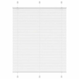 Berkfield Modern Pleated Blind White 105X100 Cm Fabric Width 104.4 Cm Polyester - thumbnail 2