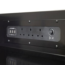 Sgs 30In Wall Mounted Power Tool Storage Rack, Charging Station & Steel Cabinet - thumbnail 4