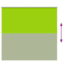 Berkfield Roller Blind Blackout Leaves Green 150X130 Cm Fabric Width 146.6 Cm Polyester - thumbnail 9