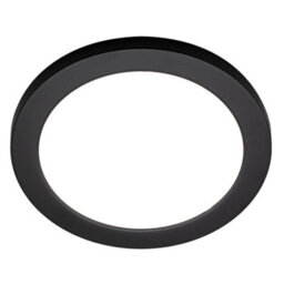 Litecraft Satin Black Magnetic Bezel For 18W Darly Bathroom Flush Ceiling Light - thumbnail 2