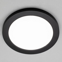 Litecraft Satin Black Magnetic Bezel For 18W Darly Bathroom Flush Ceiling Light - thumbnail 3