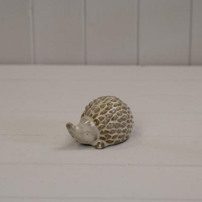 Satchville Beige Mottle Ceramic Hedgehog Decoration - image 1