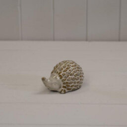 Satchville Beige Mottle Ceramic Hedgehog Decoration - thumbnail 1
