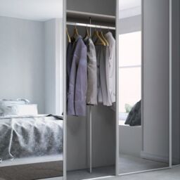 Spacepro Dove Grey Large Wardrobe Bedroom Hanging Shelf & Hanging Rail Storage Kit (H)2800mm (L)2400mm (D)500mm - thumbnail 4