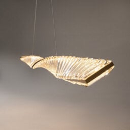 Luminosa Lighting Luminosa Krone Modern 120Cm Bar Pendant Ceiling Light Brass 3000K 2600Lm Crystal Shade - thumbnail 4
