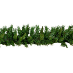 Samuel Alexander 2.7M (9Ft) Plain Green Kateson Fir Christmas Garland With 180 Tips - thumbnail 9