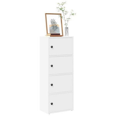 Berkfield Bookcase White 40X24X102 Cm Engineered Wood - image 1