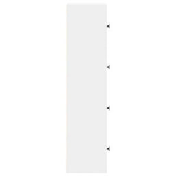 Berkfield Bookcase White 40X24X102 Cm Engineered Wood - thumbnail 6