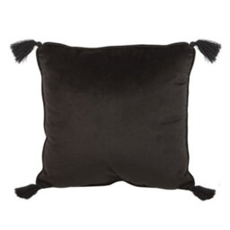 Black Astrology Wheel Square Cushion - Celestial Home Decor - thumbnail 2