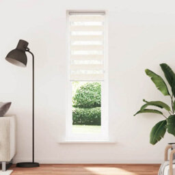 Berkfield Zebra Blind Marble Beige 55X200 Cm Fabric Width 50.9 Cm Polyester - thumbnail 2