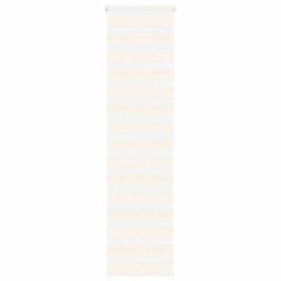 Berkfield Zebra Blind Marble Beige 55X200 Cm Fabric Width 50.9 Cm Polyester - thumbnail 1