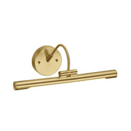 Luminosa Lighting Elstead Alton Led 1 Light Small Picture Wall Light Brass