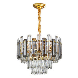 Ledsone Modern Round Crystal Chandeliers Luxury Ceiling Raindrop Pendant Light 28Cm - thumbnail 9