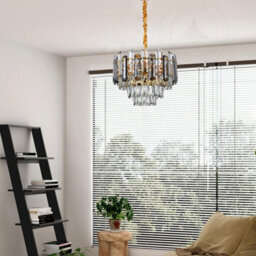 Ledsone Modern Round Crystal Chandeliers Luxury Ceiling Raindrop Pendant Light 28Cm - thumbnail 8