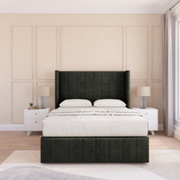 "Sloomy Melbourne Dumfries Memory Foam Bed Set ,no Drawers, Mattress & 54"" Wingback Headboard With 12"" Footboard - Double" - thumbnail 2
