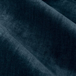 Yard Heavy Chenille Velvet Room Darkening Pencil Pleat Curtain Pair Navy (W)168Cm X (D)229Cm - thumbnail 4