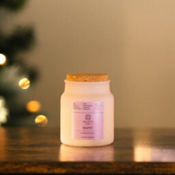 Scented Candle 152G Apothecary Jar Happy Grapefruit Rose Aroma Air Freshener - thumbnail 8