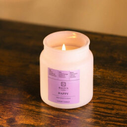 Scented Candle 152G Apothecary Jar Happy Grapefruit Rose Aroma Air Freshener - thumbnail 4