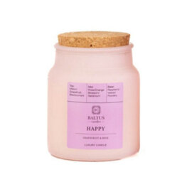 Scented Candle 152G Apothecary Jar Happy Grapefruit Rose Aroma Air Freshener - thumbnail 2