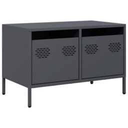 Berkfield Industrial Tv Cabinet Anthracite 68X39X43.5 Cm Cold-Rolled Steel