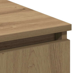 Berkfield Tv Cabinet With Led Artisan Oak 180X38X49 Cm Engineered Wood - thumbnail 9
