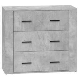 Berkfield Sideboards 2 Pcs Concrete Grey Engineered Wood - thumbnail 6