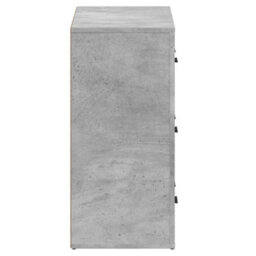 Berkfield Sideboards 2 Pcs Concrete Grey Engineered Wood - thumbnail 7