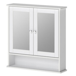 Levede Bathroom Mirror Cabinet Storage Toilet Cupboard Wall Mounted Shelves - thumbnail 2