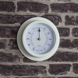 Garden Trading Lily White - Traditional Nautical Tide Clock - 22.7Cm Steel