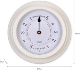 Garden Trading Lily White - Traditional Nautical Tide Clock - 22.7Cm Steel - thumbnail 3
