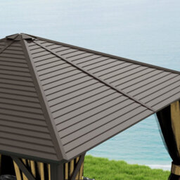 Outsunny 3X3(M) Hardtop Gazebo Outdoor Shelter With Aluminium Frame - thumbnail 8