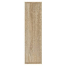 Berkfield Mirror Cabinet With Led Sonoma Oak 76X15X55 Cm - thumbnail 8