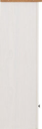 Seconique Panama 1 Drawer Bookcase In White And Natural Wax Finish - thumbnail 7
