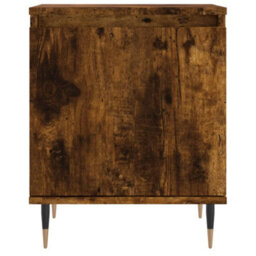 Berkfield Bedside Cabinets 2 Pcs Smoked Oak 40X30X50 Cm Engineered Wood - thumbnail 5