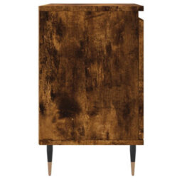 Berkfield Bedside Cabinets 2 Pcs Smoked Oak 40X30X50 Cm Engineered Wood - thumbnail 7