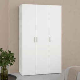 Furniture To Go Pepe Wardrobe With 3 Doors In White - thumbnail 6