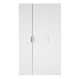 Furniture To Go Pepe Wardrobe With 3 Doors In White - thumbnail 2