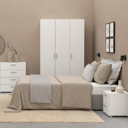 Furniture To Go Pepe Wardrobe With 3 Doors In White - thumbnail 5