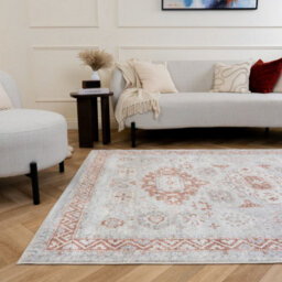 The Rugs Montana Rose Oriental Area Rug And Runner Soft Durable Pet Friendly Easy To Clean Living Room Bedroom 4050Rs - thumbnail 7