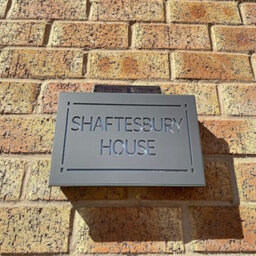 One Of A Kind Design Uk Personalised Contemporary Solar Light House Sign Led Illuminated Uv Stable -305X155mm Grey - thumbnail 5
