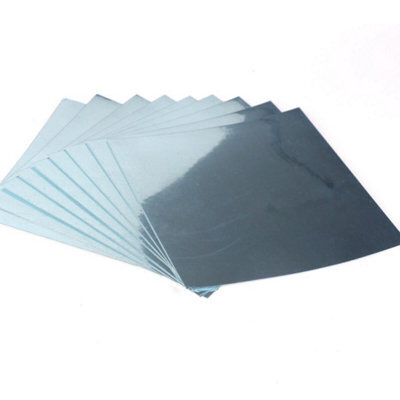 9 Pcs Mirror Sheets Self Adhesive Non Glass Mirror Tiles Wall Sticky Mirror - image 1