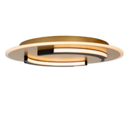 Lucide Andreas - Flush Ceiling Light - 39,6 Cm - Led - 1X30W 2700K - Matt Gold / Brass - thumbnail 5
