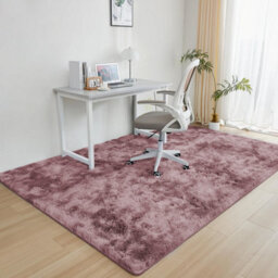 Ameha Soft Shaggy Rug Fluffy Tye Dye Pink Rug Bedroom Indoor/outdoor Carpets-120X170 Cm - thumbnail 5