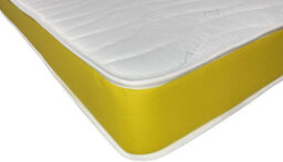 Wilson Beds Limited - 3Ft Single Rainbow Kids Basic Yellow Quilted Conventional Foam Free Spring Mattress - thumbnail 3