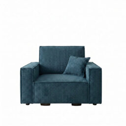 Single Sofa Bed With Bedding Storage Viva Star I Green Poso Fabric Pull Out Seat Wooden Frame Freestanding Modern Living Room - thumbnail 2